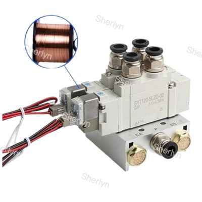 SY3120-6LZD-M5 SMC Solenoidventil der Serie SY3000 DC12V 5-Port