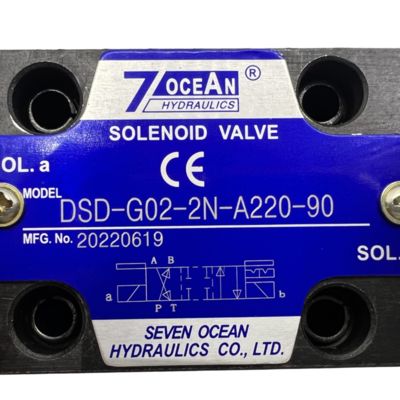 7 OCEAN Pneumatisches Magnetventil DSD-G02-2N-A220-90 AC220 Spannung Wegeventil