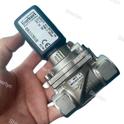 00221989/00221990/00221991 2/2-way Solenoid Valve 6281 G1/2 2/2 Normally Closed 13.0 Flow Hole FKM Sealed Stainless Steel Valve Body
