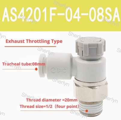 AS1201F-M3-06 SMC Drosselventil AS1201F/2201F/3201F