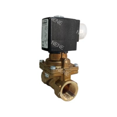 Burkert Magnetventil 00322502 6281 G3/8 2/2 Normally Closed (NC) 10,0 Durchgang NBR-Dichtung Messing-Ventilkörper DC24V 8W 0,2-16bar -10~+80 ℃