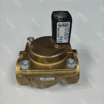 Operating Voltage Burkert Solenoid Valve Brass Body 00253158 6281 G2 2/2 Normally Closed 50.0 Flow Hole AC220V 8W 0.2-16bar -10~+80 ℃