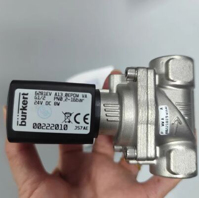 Burkert 6281EV A 13 G1/2 24VDC 4-Wege-Magnetventil Edelstahl 00222010