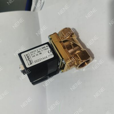 FKM Siegel Hochtemperatur-Solenoidventil BURKERT Typ 6281 00322513 G1/4 Port 2/2 Weg Normal geschlossen Messingkörper 10,0 Öffnung AC220V 8W 0,2-16bar 0 bis +120°C