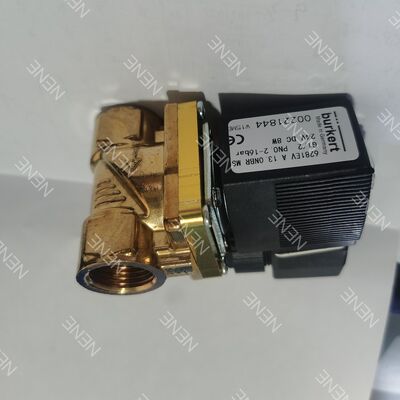 Messingkörper Solenoidventil BURKERT Typ 6281 00221871 G1/2 2/2 Weg Normal geschlossen FKM Dichtung 13.0 Öffnung DC24V 8W 0.2-16bar 0 bis +120°C