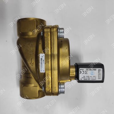 AC24V Hochtemperatur FKM-Dichtung Magnetventil BURKERT Typ 6281 00221878 G3/4 2/2 NC Messingkörper 20,0 Öffnung 8W 0,2-16bar 0~+120°C
