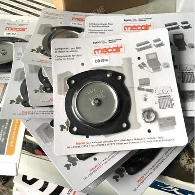 Reparatur-Kit 1,5 Zoll DB18M Diaphragma Mecair Pulsventil VNP608 VEM608 VNP708 VEM708