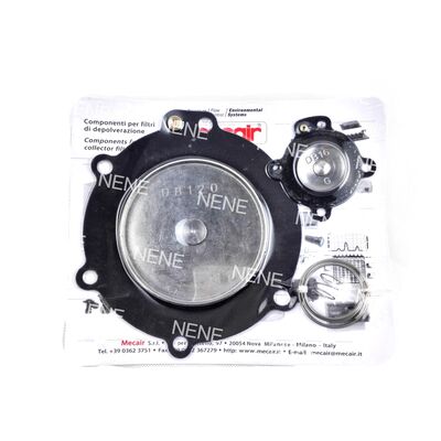 FKM/Viton Diaphragma DB120 DB16 3'' Diaphragma Reparaturkits Pulsstrahlventile Mecair 2,5 Zoll VNP220 VEM220 VNP420 VEM420 VNP424 VEM424 VNP620 VEM620 VNP720 VEM720