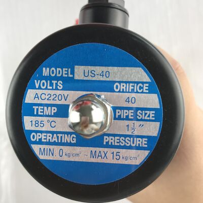 Hochtemperaturbeständig US-40 (1,5 Zoll) AC220 TXPC Vollkupferdampf-Solenoidventil Steuerung Elektrikventil Wasserventil