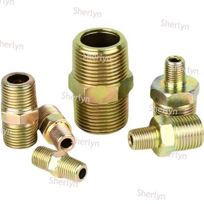 Flaches, 1,5 Zoll hochdruckendes Drahtgewinde aus Kohlenstoffstahl