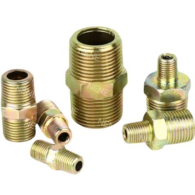 Pneumatische Rohrverbindungen Flatmouth 1/8 Hydraulische Verbindung Hochdruckkohle