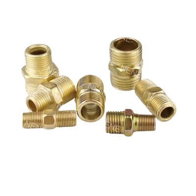 Flachmund-Überwurfverschraubung 1/8" bis 3/8" Reduzierstück Rohrverbindungsstück mit unterschiedlichen Größen an beiden Enden