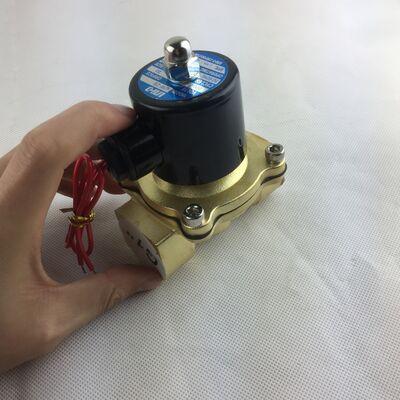 Elektromagnetisches Ventil Wasserventil UW-15 Kupferkörper normal geschlossenes Luftventil Zweiseitig