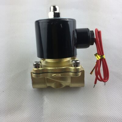 UW-25 Kupferkörper normal geschlossenes Luftschlauch Zweiwege-elektromagnetisches Ventil Wasserventil Solenoidventil
