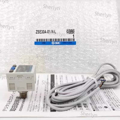 Doppelausgang PNP schwenkbares Display Druckschalter für Verpackungsmaschinenmanipulator SMC ISE30A-01-B-L