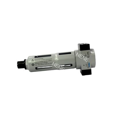 Pneumatischer Luftleitungsfilter Festo LF-1/8-D-MINI-A 159616 0,5-12 bar G1/8 Zinklegierung 40 Mikrometer Vollautomatischer Ablass für FRL-Einheit Mini-Größe