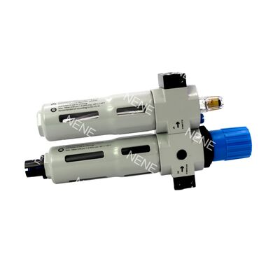 Festo FRC-1/4-D-MINI-MPA 8002267 1000L/min Zinklegierung Filterregler Schmierung G1/4 Manuelle Entwässerung 40μm 0,5-12bar Mit MPA-Manometer