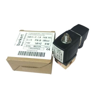 Industrielles direkt gesteuertes Ventil 00126091, Burkert Modell 6013, Schließer-Ausführung, 3,0 mm Bohrung, G1/8 Anschluss, 24VDC, 0-6bar mit FKM-Membran