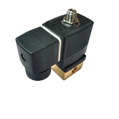 2/2 NC Direktwirkendes Magnetventil 00125304, G1/4 Zoll Anschluss, 3,0 Durchflussöffnung, Messingventil mit FKM-Dichtung, 220V AC Industriestromversorgung, Arbeitsdruck 10bar