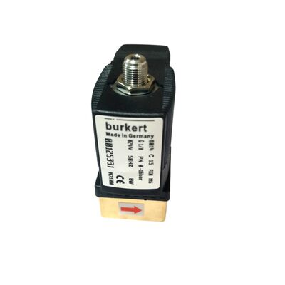 2/2 NC Direktwirkendes Magnetventil 00125304, G1/4 Zoll Anschluss, 3,0 Durchflussöffnung, Messingventil mit FKM-Dichtung, 220V AC Industriestromversorgung, Arbeitsdruck 10bar
