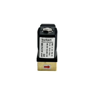 220VAC 8W 0-16bar Magnetventil Burkert 00134248, 6013 direktgesteuert 2/2 Schließer, G1/8 Gewinde, 2,5mm Öffnung, Messingkörper FKM Dichtung