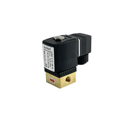 220VAC 8W 0-16bar Magnetventil Burkert 00134248, 6013 direktgesteuert 2/2 Schließer, G1/8 Gewinde, 2,5mm Öffnung, Messingkörper FKM Dichtung