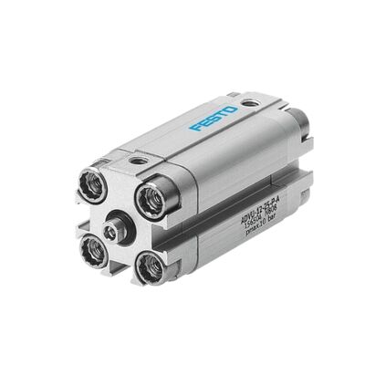 Doppeltwirkender Automobilindustrie Festo ADVU-16-15-P-A 156509 Kompaktzylinder mit 15 mm Hub, 16 mm Bohrung, Innengewinde, M5-Anschluss, Magnetkolben ISO 6432