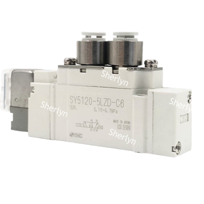 M5 Schleife Bistable Dual Coil Pilot Solenoidventil SMC SY3220-6LZD-M5 DC12V für Präzisions-SMT-Verteilergeräte