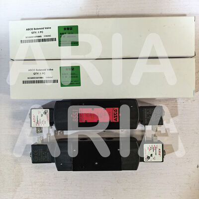 ASCO SC8551A018MS SC8551A017MS 24DC AC110V 4-Wege Aluminium 1/4 In Solenoidventil Namur Montage