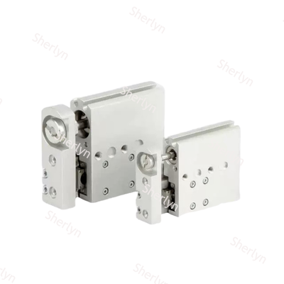 Kompakte lineare Gleitkomponente mit hohem Schub FESTO SLF-16-20-P-A 170512 16×20 mm flacher pneumatischer Aluminiumantrieb für die Automatisierung der Batteriezellenpositionierung