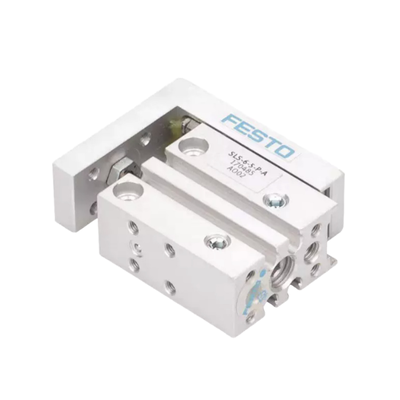 High-Precision Ball Cage geführte Mini-Slide-Zylinder FESTO SLS-Serie SLS-10-5-P-A Teil Nr. 170491 Doppelwirkender pneumatischer Linearantrieb 10mm Bohr 5mm Schlag mit eingebauten Magneten & Kissen