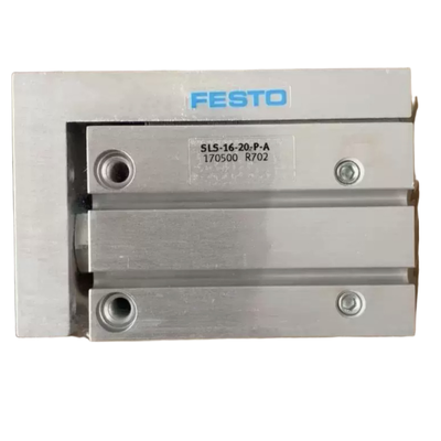 Doppelwirkender linear-pneumatischer Aktor mit elastischem Kissen FESTO SLS-Serie Mini-Slide-Zylinder SLS-6-30-P-A #170490 6mm Bohrfläche 30mm Schlag Hochpräzisionskugelkäfig