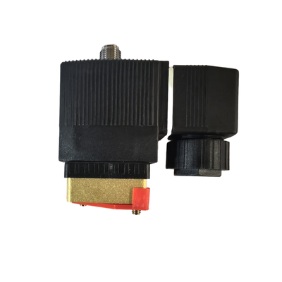6014 Messing-Pneumatik-Solenoidventil 3-Wege normal geschlossener Druckbereich 0 bis 16 Bar für industrielle Pneumatiksysteme