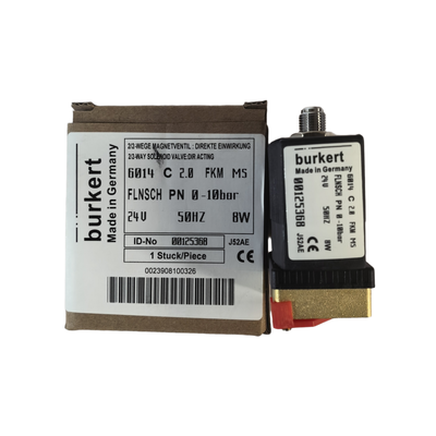 6014 Messing-Pneumatik-Solenoidventil 3-Wege normal geschlossener Druckbereich 0 bis 16 Bar für industrielle Pneumatiksysteme