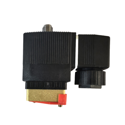 NBR-Dichtungsmaterial Pneumatisches Magnetventil DC24V Spannung 3 Wege normal geschlossen Industrieautomation Steuerung 125367