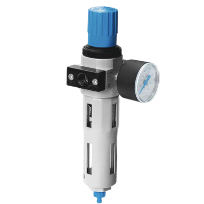 Original pneumatischer Luftfilter LF-1-D-MAXI FESTO Zinklegierungsstruktur mit manueller Ablassvorrichtung