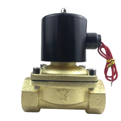 G1-1/4 Portgröße Pneumatisches Magnetventil mit Spannungstoleranz Plus Minus 10 Prozent und Öffnungsgröße von 35 mm zur Fluidkontrolle