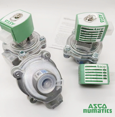 2,5-Zoll-G-Gewinde-Winkelimpuls-Magnetventil SCG353G051 ASCO 353-Serie, Aluminiumgehäuse, Staubsammelventil mit sehr großem Durchfluss