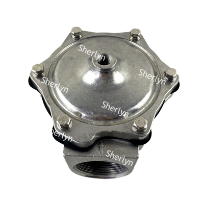 1 Zoll rechter Winkel Pulspulsschallventil G353A045, ASCO 353-Serie Integral Pilot Aluminium mittlerer Durchfluss Staubkollektorventil