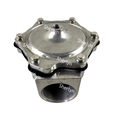1 Zoll rechter Winkel Pulspulsschallventil G353A045, ASCO 353-Serie Integral Pilot Aluminium mittlerer Durchfluss Staubkollektorventil