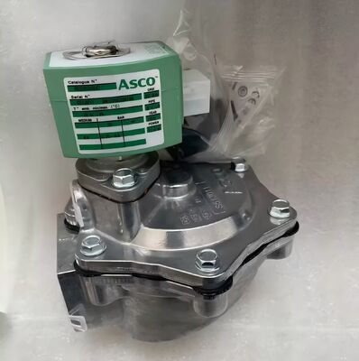 ASCO-Reihe 353 Pulsventil SCG353G047 1,5 Zoll Solenoidventil unterstützt Kryo-Flüssigkeitsmedien und liefert eine Ausgangsspannung, die ausreicht, um 4 Adapter für automatisierte Maschinen zu betreiben
