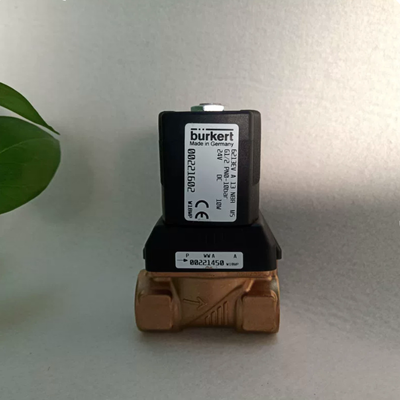 NBR Kautschukdichtung Burkert 00221619 6213 2/2 NC Solenoidventil, G3/4 Schleife 13 Durchflusskanal, Messinggehäuse AC24V 8W Stabilbetrieb -10~+80°C 0 bis 10 Bar