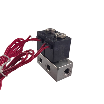 1/8 Schaltstelle Größe 1913BA161-S Edelstahl-Solenoidventil 2-Wege Normal geschlossen NBR Dichtungsmaterial 1,6 mm Öffnungsgröße