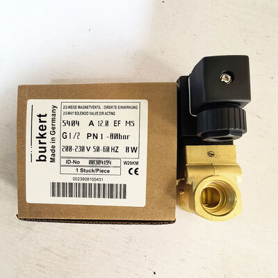 "00304194 00304191 00304193 Burkert-Solenoid-Steuerventil für einen stabilen Betrieb in verschiedenen Industrieanwendungen 5404 G1/2 2/2 Normal geschlossen