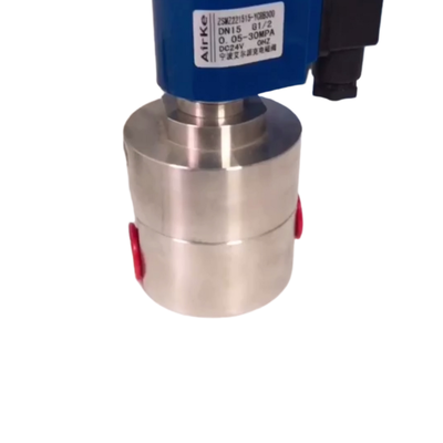 Luftventil aus PTFE-Dichtungsmaterial, Anschlussgröße 3/8 H3S15B03, Öffnungsgröße 15 mm, Gehäuse aus Edelstahl