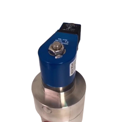H3S10B03 PEEK Dichtungsmaterial Pneumatisches Solenoidventil 10 mm Öffnungsgröße 2 Wege Normal geschlossener Edelstahlkörper 3/8 Portgröße