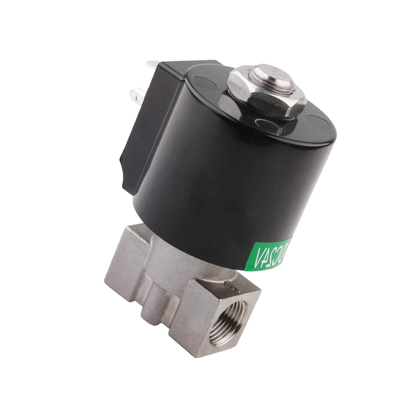 8.7AAS020B Port Größe 1/2 3/8 Pneumatische Magnetventil aus Edelstahl 304 Körpermaterial Öffnung Größe 2 mm