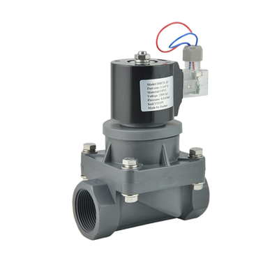 CPVC-Körpermaterial, Anschlussgröße 1 Zoll, FF1C25B25, Wasserventil, FKM, Dichtungsmaterial, Öffnungsgröße 25 mm, 2/2-Wege-NC