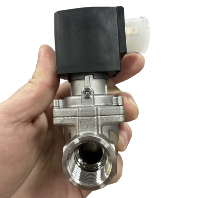 Bürkert 6281 Serie Handhebelventil 2/2 Wege NC Servo-Membran-Magnetventil G3/4 Anschluss Korrosionsbeständiger Edelstahl FKM Dichtung 20mm Durchfluss 00323977 00323978