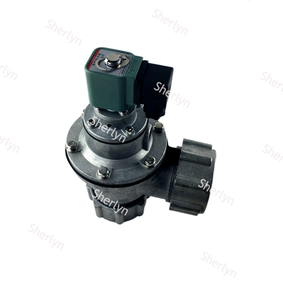 BFEC DMF-ZM-40 1.5" Right Angle Nut Type Solenoid Pulse Valve, DN40 Baghouse Dust Collector Jet Cleaning Valve